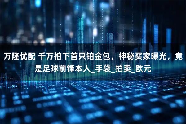 万隆优配 千万拍下首只铂金包，神秘买家曝光，竟是足球前锋本人_手袋_拍卖_欧元